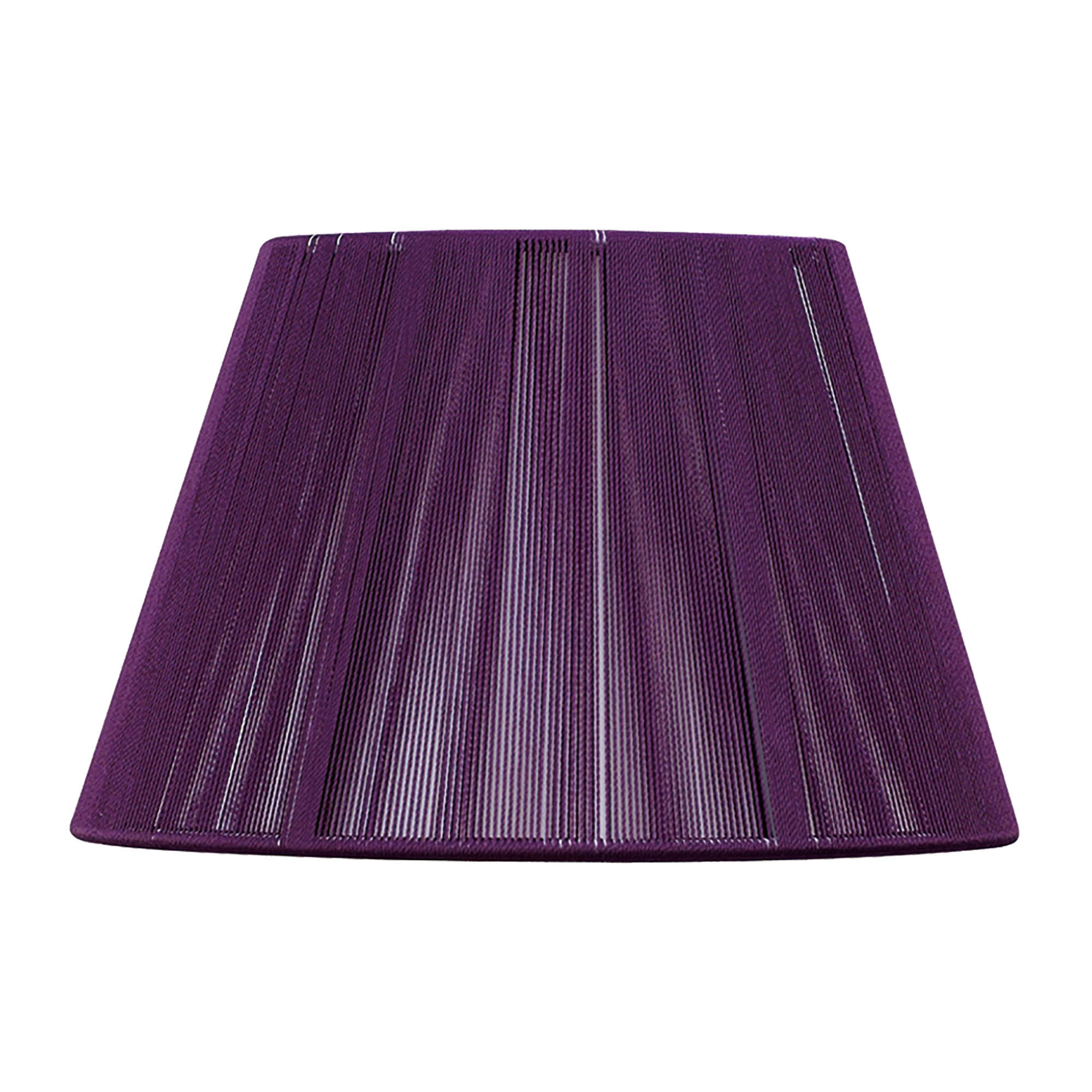 MS071  Silk 40cm String Shade Aubergine